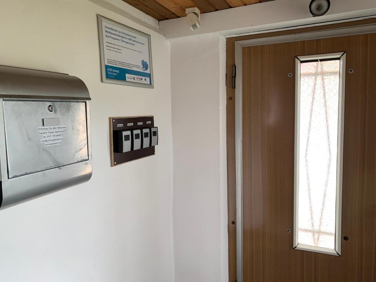 Familienferienhaus "Zur Alten Waescherei" Schmiedefeld am Rennsteig Eksteriør bilde